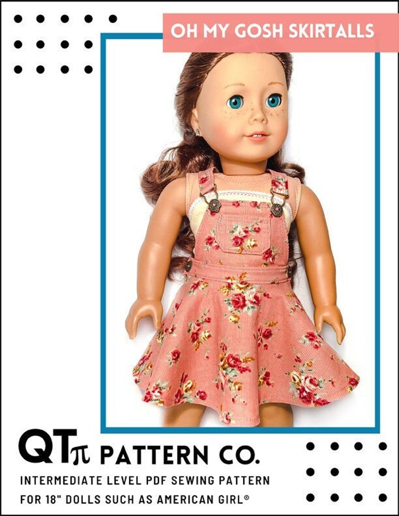 Oh My Gosh Skirtall 18 Inch Doll Clothes Pattern Fits Dolls Etsy
