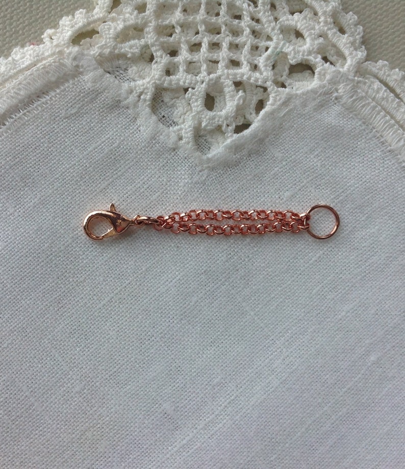 Chain Extender Rose Gold Plated Bracelet or Necklace Plain Etsy