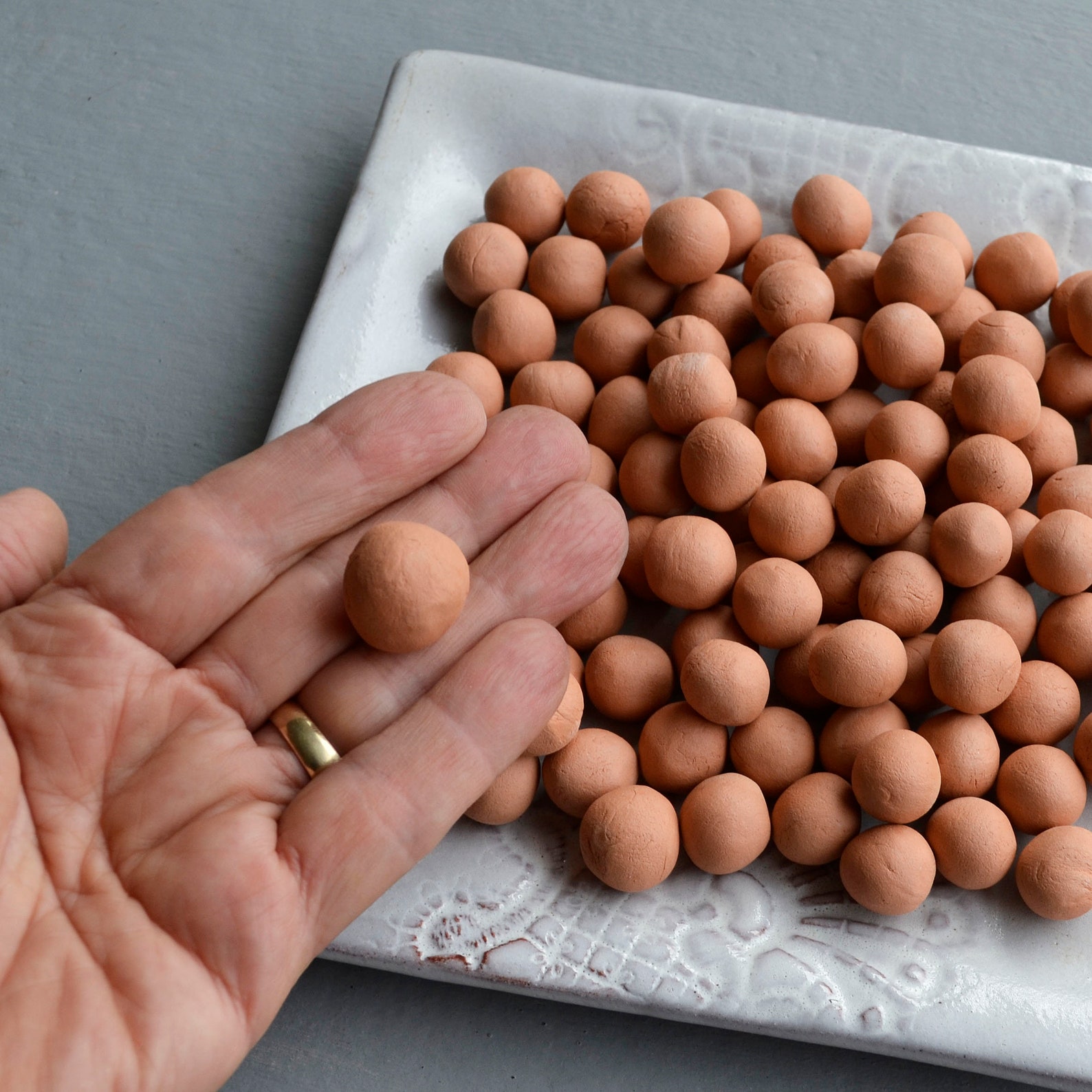 Terracotta Clay Balls Diffuser Clay Balls Essential Oil Etsy