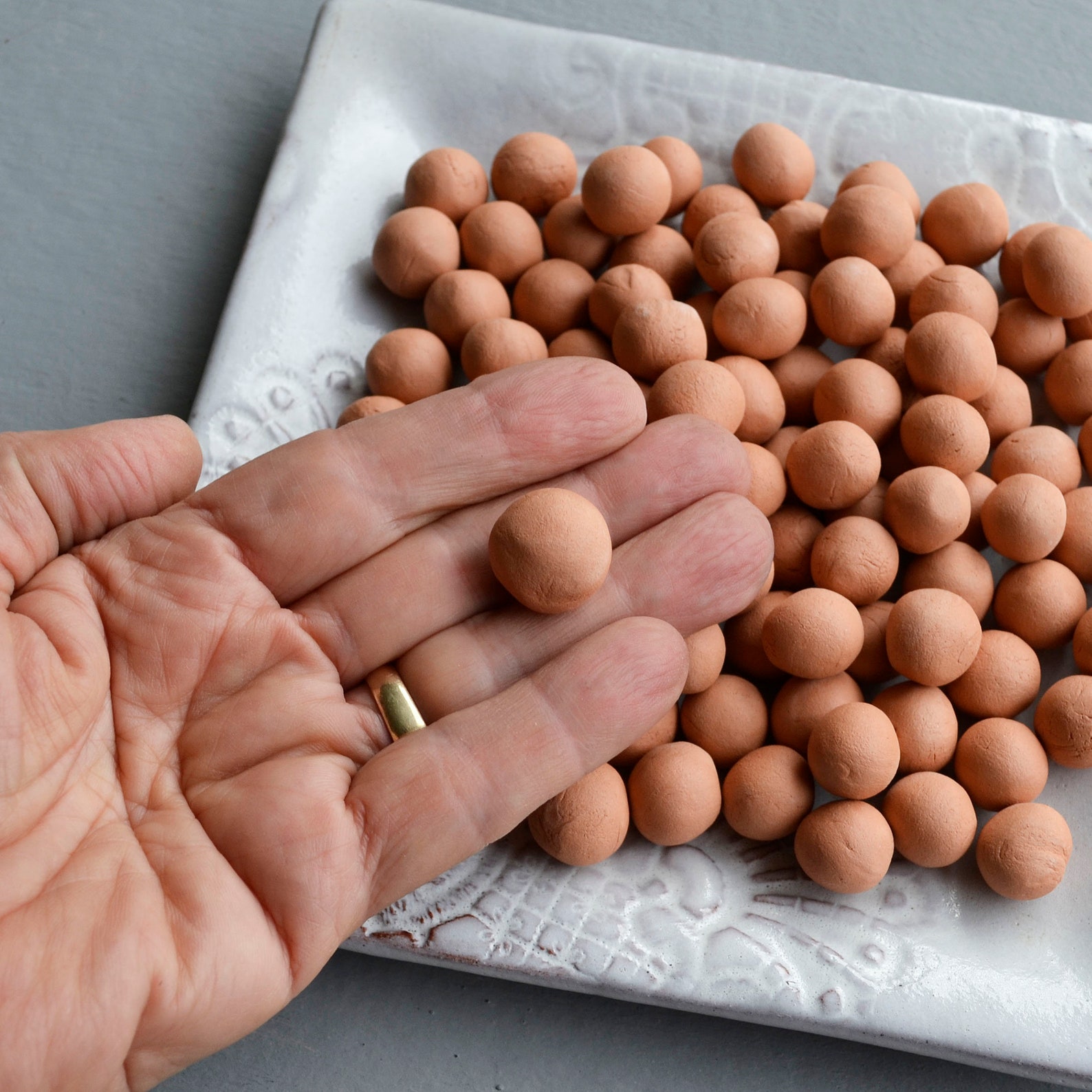 Terracotta Clay Balls Diffuser Clay Balls Essential Oil Etsy