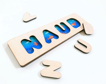 Hand Painted Name Puzzle