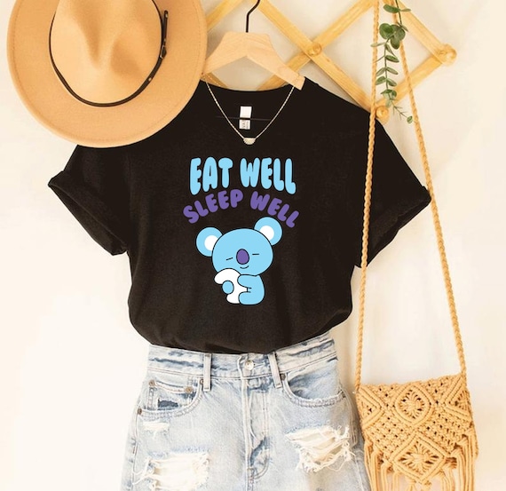 Eat Well Sleep Well Koya BT21 T-shirt 