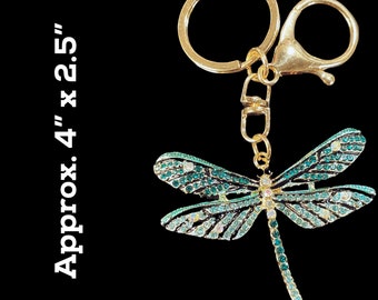 Peacocks, horse, flowers, dragonfly, heart keychain/purse charms - price varies