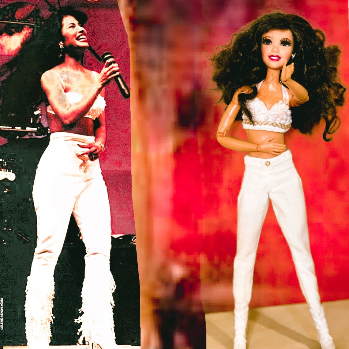 OOAK Barbie as Selena Quintanilla | Etsy