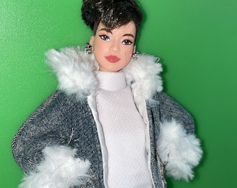 Barbie fashion denim jacket