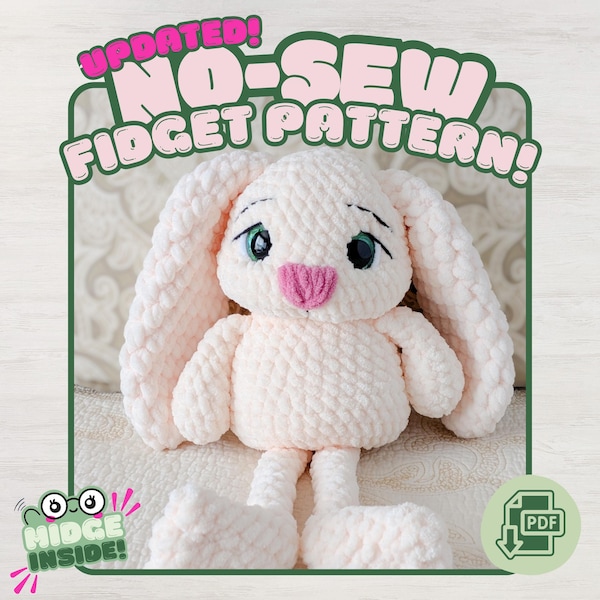Cordelia Bunny Amigurumi Bunny Pully Plüschtier Häkelanleitung (PDF)