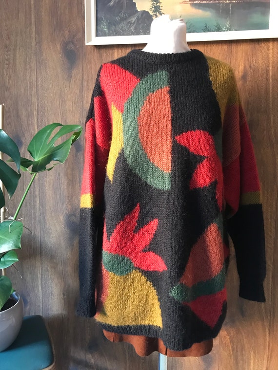 Vintage Mohair Jumper 70s 80s 90s knitwear