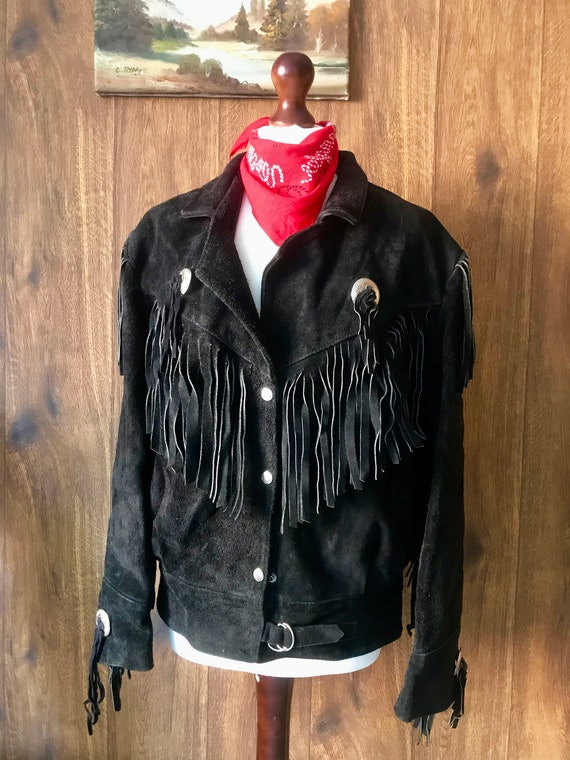 Glam and Gloria Womens White Faux Leather Studded Fringe Moto Western Biker Jacket with Studs