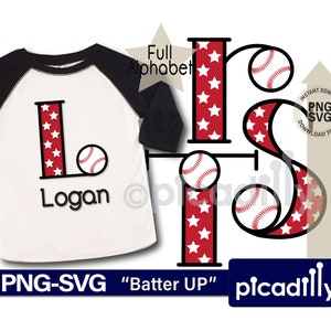 Baseball Alphabet SVG, Baseball Monogram Embroidery Design, Baseball monogram PNG, Baseball Alphabet Letter PNG, svg monogram Baseball Star