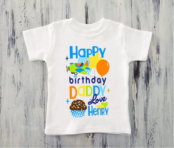 happy birthday dad shirt baby