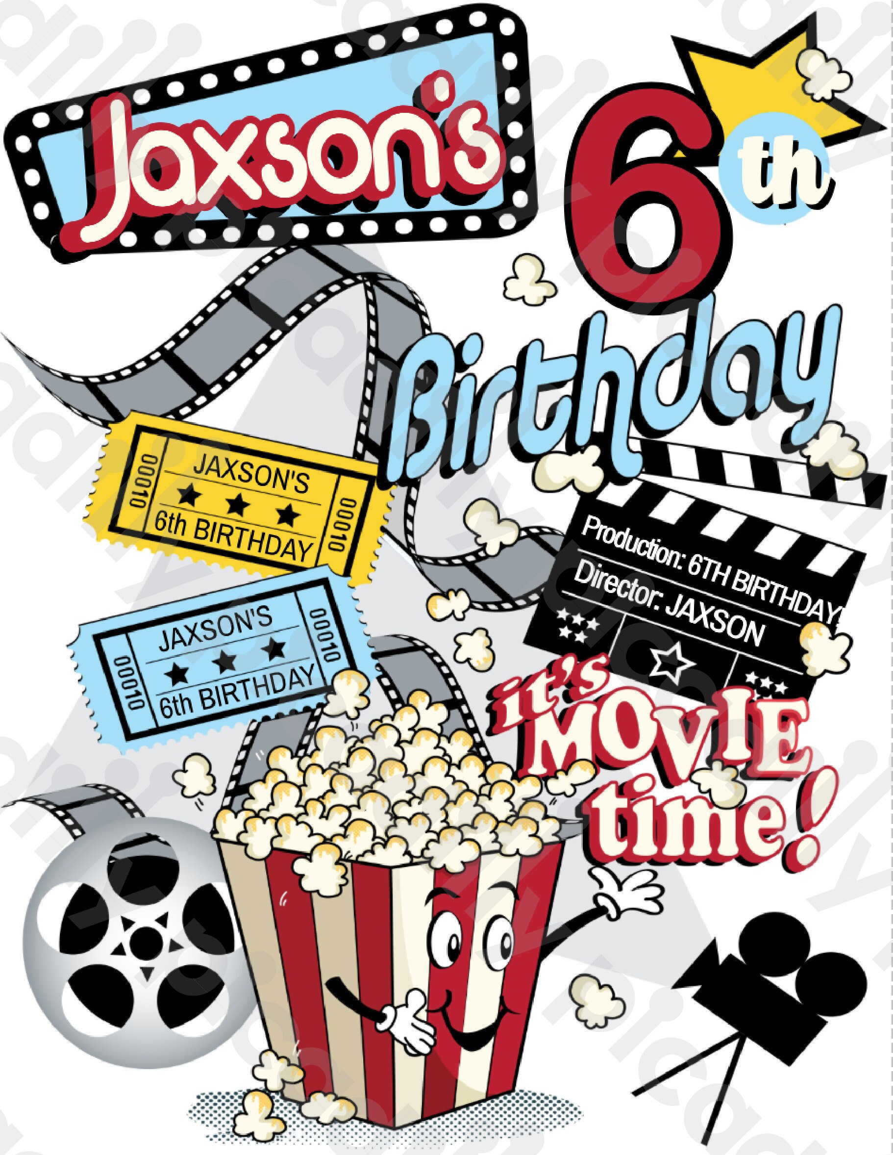 Freee Movie Theme Clipart