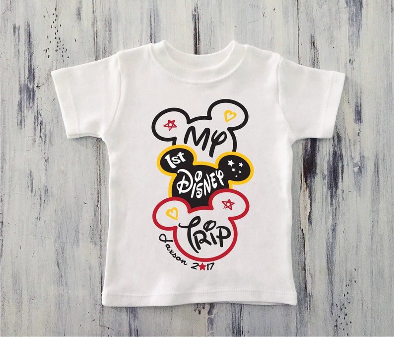 my first disney trip shirt boy