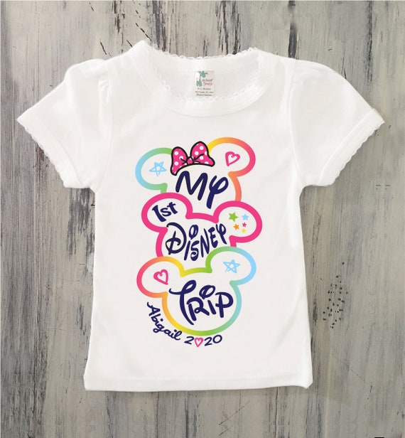 1st disney trip shirt