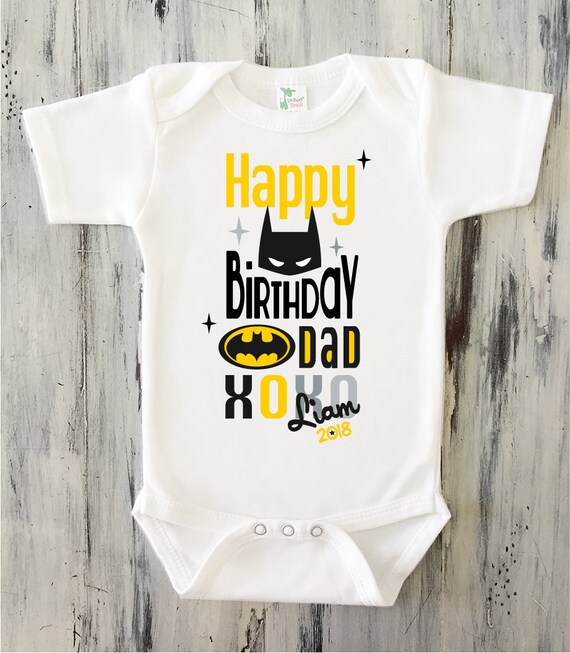 happy birthday daddy shirt for baby