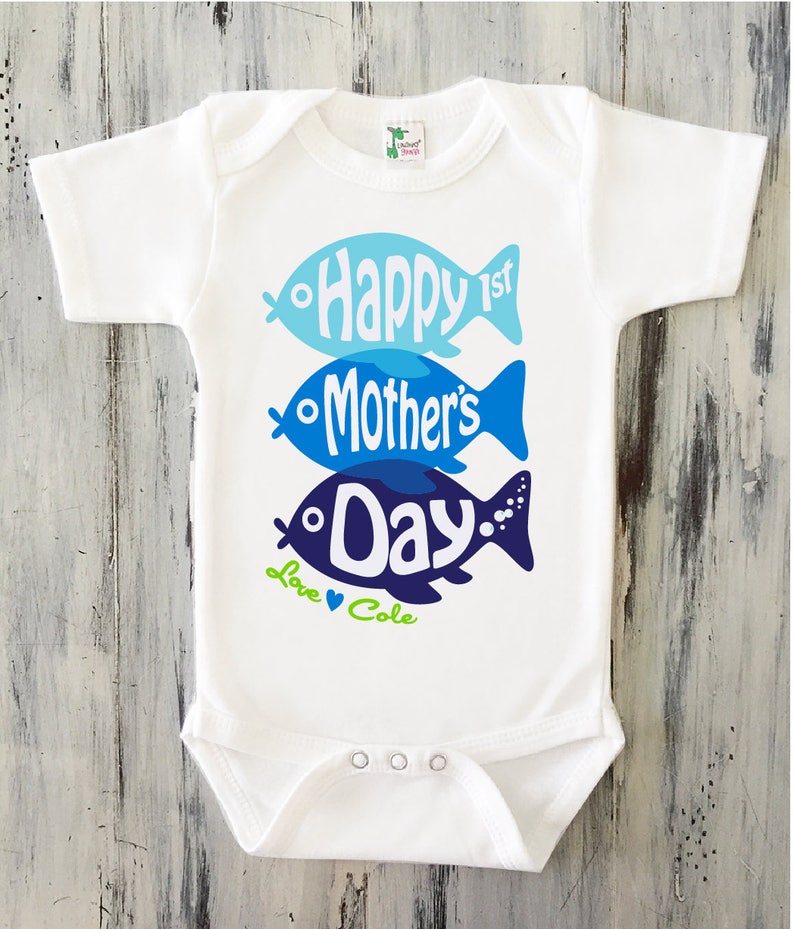 mothers day onesie for baby boy