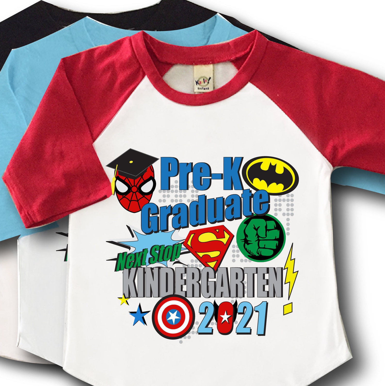 Boys Superhero PreK Graduation Shirt Boys PreK Graduation Etsy