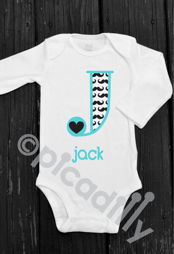Items similar to Baby Boy or Toddler Boy Mustache Onesie with