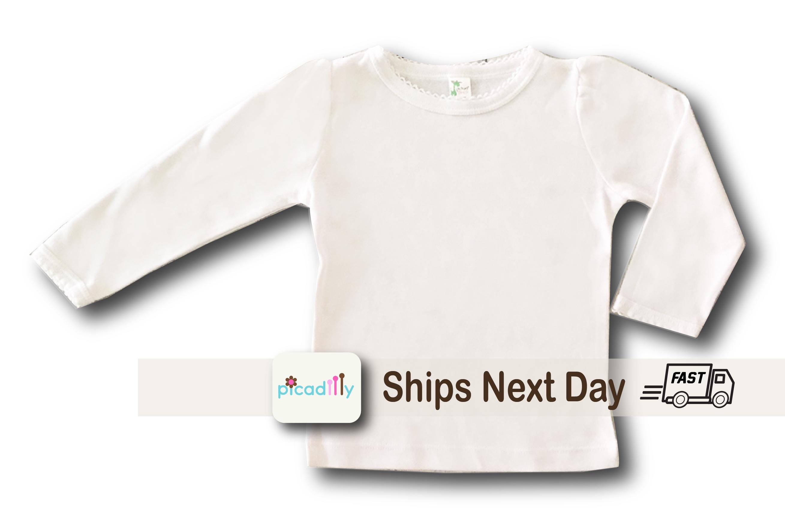 Toddler Girl Long Sleeve Sublimation Shirt | 2T | 3T | Girls Puff 