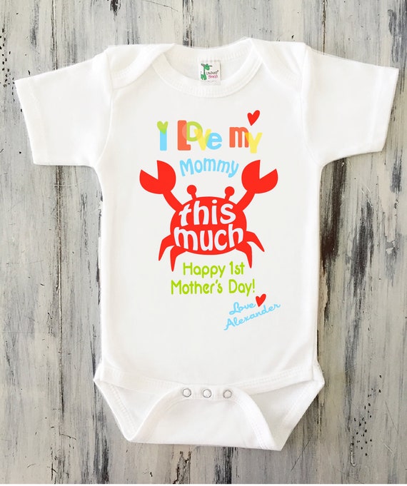 personalised mothers day baby clothes