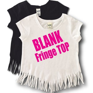 Girls Kavio Fringe Top SIZE 3, Girls Black Fringe Top, Kavio Girls Fringe Shirt, Girls Short Sleeve Fringe Top, Girls SIZE 3 ONLY