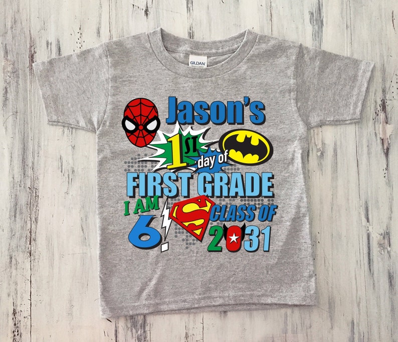 boys superhero shirt