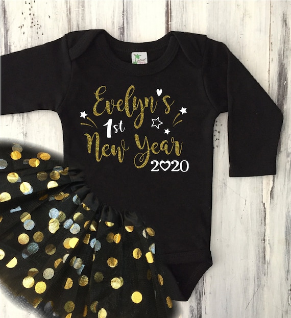 baby first new year outfit