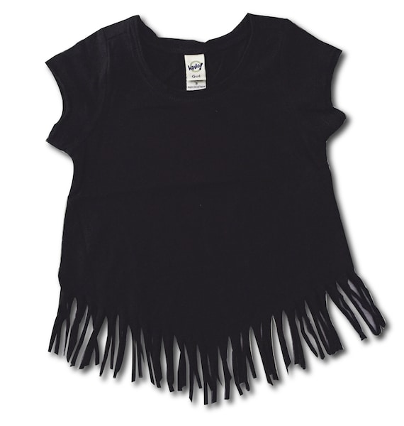 black fringe shirt