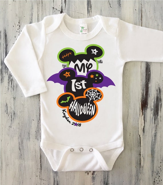 baby's first halloween onesie