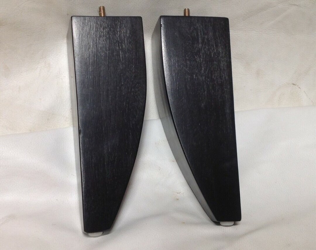 Dark Brown Tapered Furniture Feet Chair Sofa 2 Legs 9 Etsy