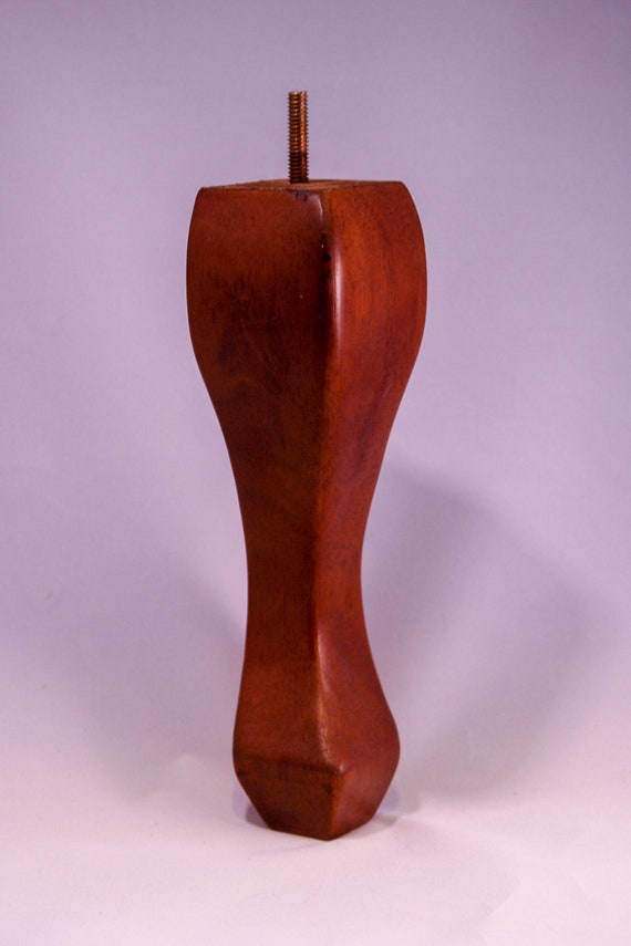 5240D Queen Anne Furniture Leg Feet Finished Wood Couch Sofa Etsy