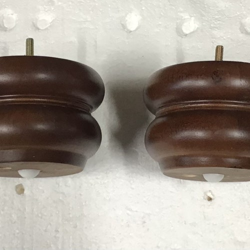 1313M Furniture Bun Feet Chair Ottoman Sofa Maple Etsy