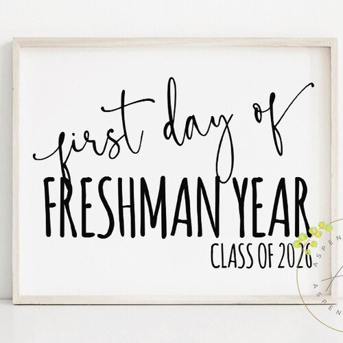First Day of 9th Grade Sign / Printable Back to School Sign / - Etsy