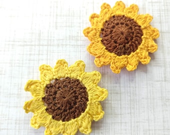 Sunflower, magnets, small magnet set of 2, sunflower gifts for mom
