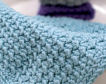 Paño de cocina de algodón a crochet, esencial para la cocina, paño de limpieza hecho a mano, regalo para amas de casa