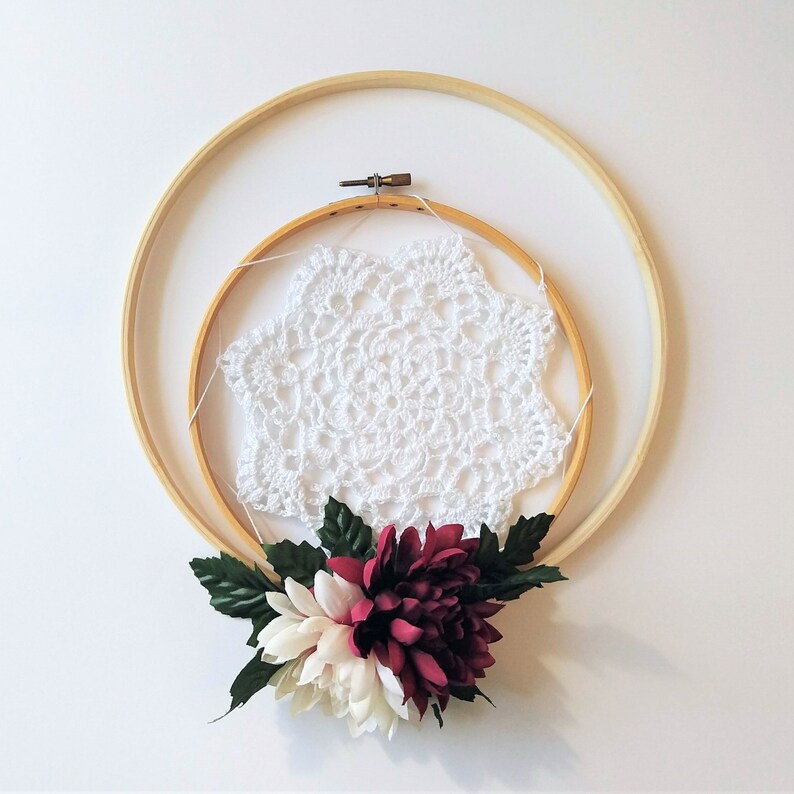 Floral Wall Décor Wall Hanging Aesthetic Office Décor Etsy