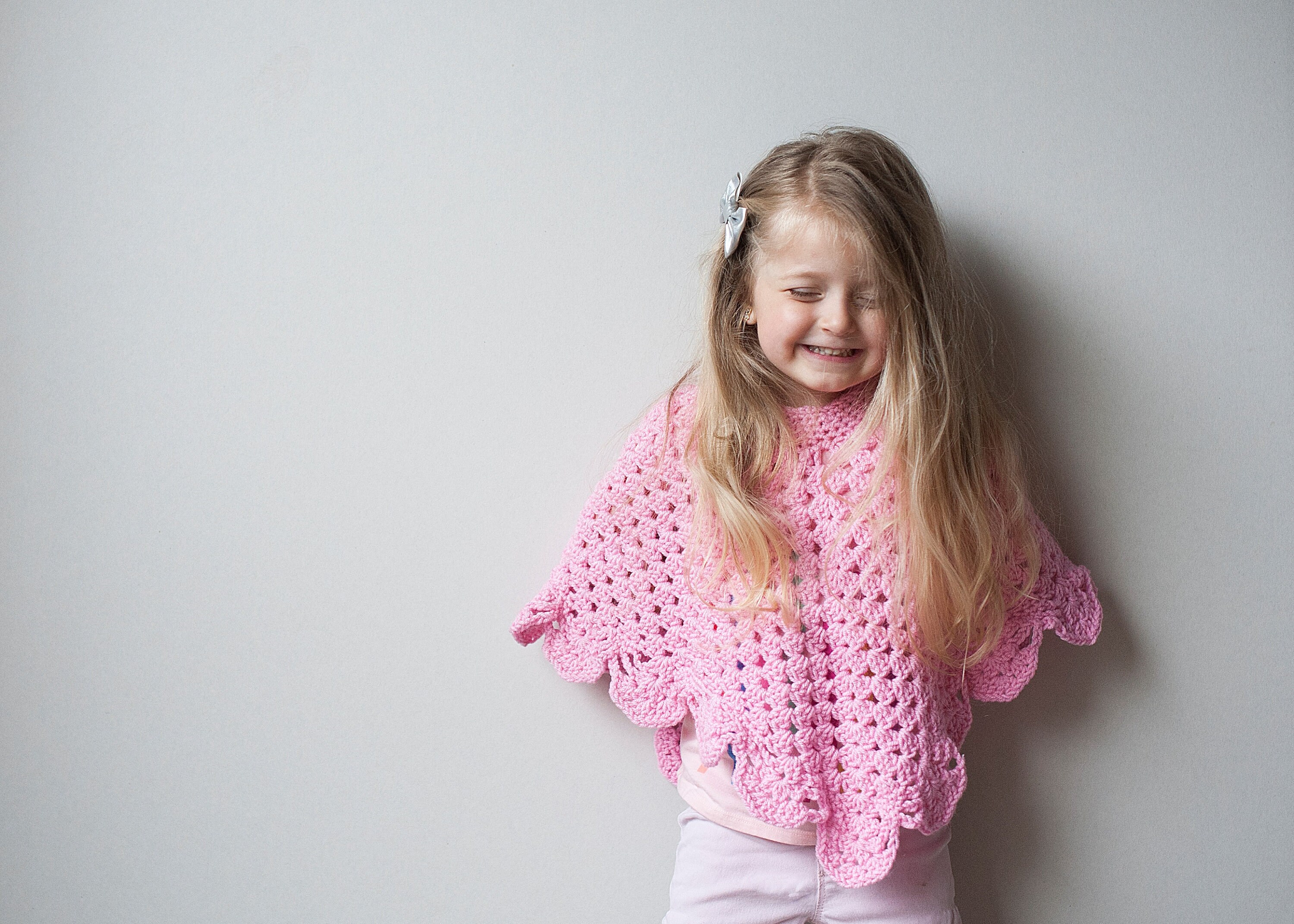 Little Poncho for Little Girl