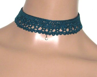 Crochet Lace Choker Pattern, Victorian Gothic Collar (PDF Download)