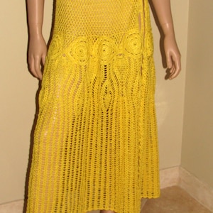 Crochet Lace Maxi Skirt: Custom Wraparound Cotton Sarong