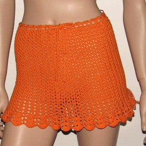 Pattern PDF Crochet Beach Skirt, How to make Boho Style Short Skirt, Instant Download  For Summer Skirt,  Tutorial Customizable Beachwear