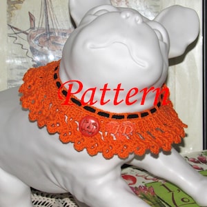 Crochet Cat/Dog Collar Pattern: Adjustable Boho Pet Necklace (PDF Pattern)