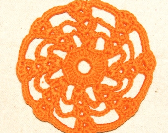 Lace Coaster Crochet Pattern: Easy Round Doily Tutorial (PDF Download)