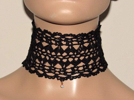 Gothic Victorian Inspired Black Lace Choker Women And Girls Delicate Lace Collar Valentine s Day Gifts Handmade Accessories Necklaces Etsy