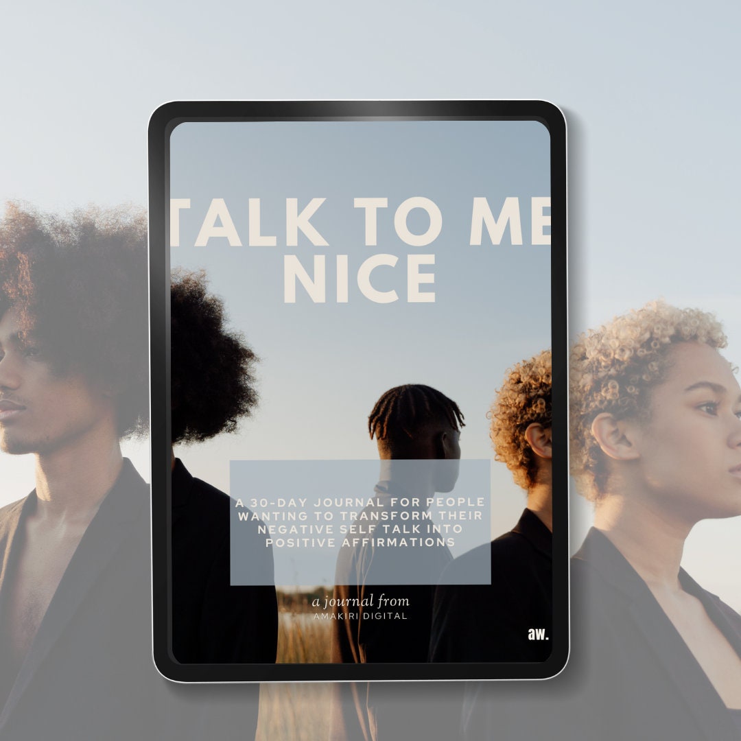 The 30-day Talk to Me Nice Positive Self Talk Journal - Etsy