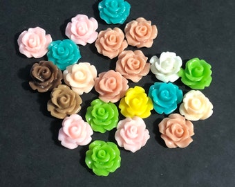 Lot of Resin Roses