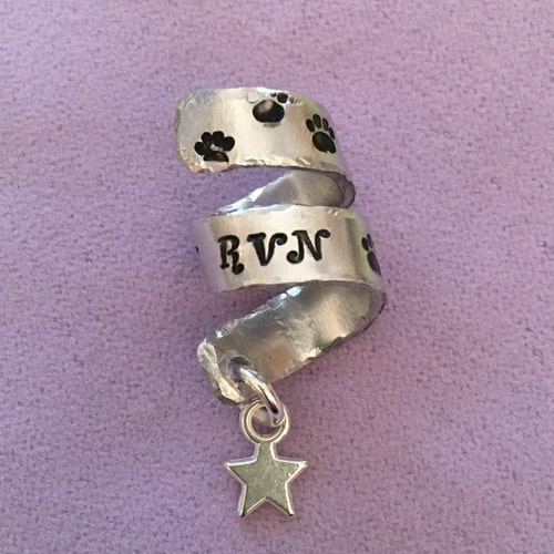 Personalised Hand Stamped Stethoscope Charm Name Tag Gift for Etsy UK