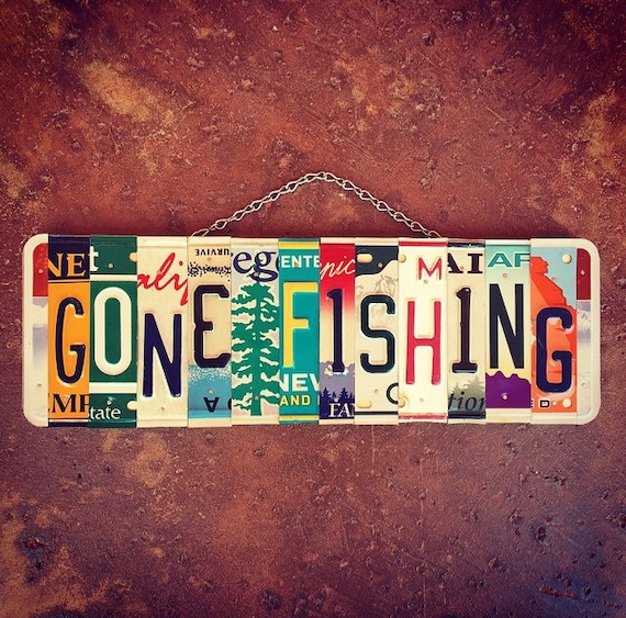 Fishing Gifts for Men. Fathers Day Gift. Fishing Gift. Gone Fishing Sign. Gone Fishing Decor. Cabin and Lake Signs. Cabin Gifts. Fishing Art