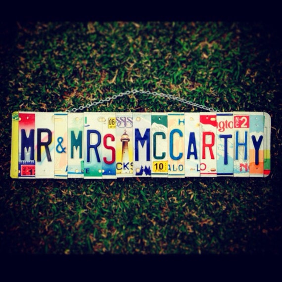 Hawaii. Beach. Wedding. Lighthouse. Lastname. Custom. Licenseplate. Sea. Beach decor. Nautical