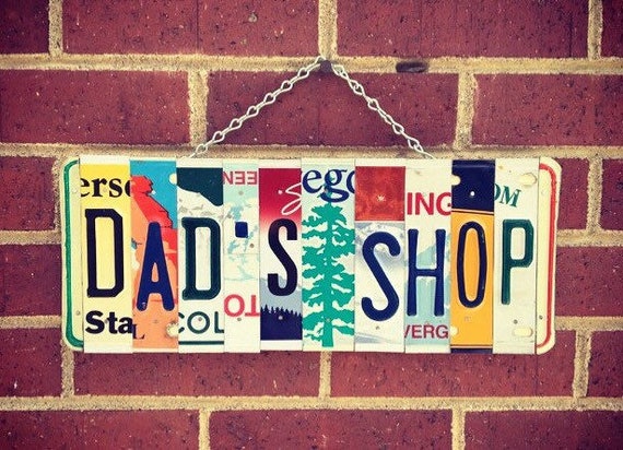 Gift for Dad, Dads Gift, Garage Sign, Garage Decor, Fathers Day Gift, Mens Birthday, Mancave Sign