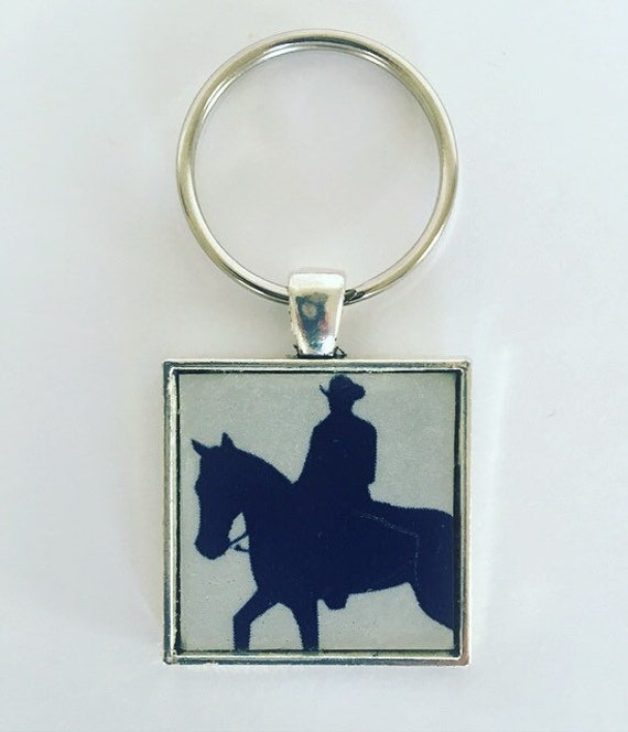 Cowboy Keychain, The Lone Star State Gift, Texas License Plate, Recycled License Plate, Keychain, Gifts From Texas.