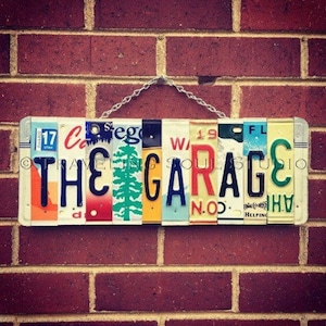 Placa de garagem, presente para homens, arte de placa de carro, presente de dia dos pais, decoração de mancave, decoração de carro, placa de loja, decoração de garagem, presente para marido.